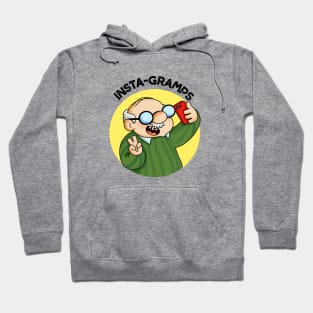 Instagramps Cute Social Media Grandpa Pun Hoodie